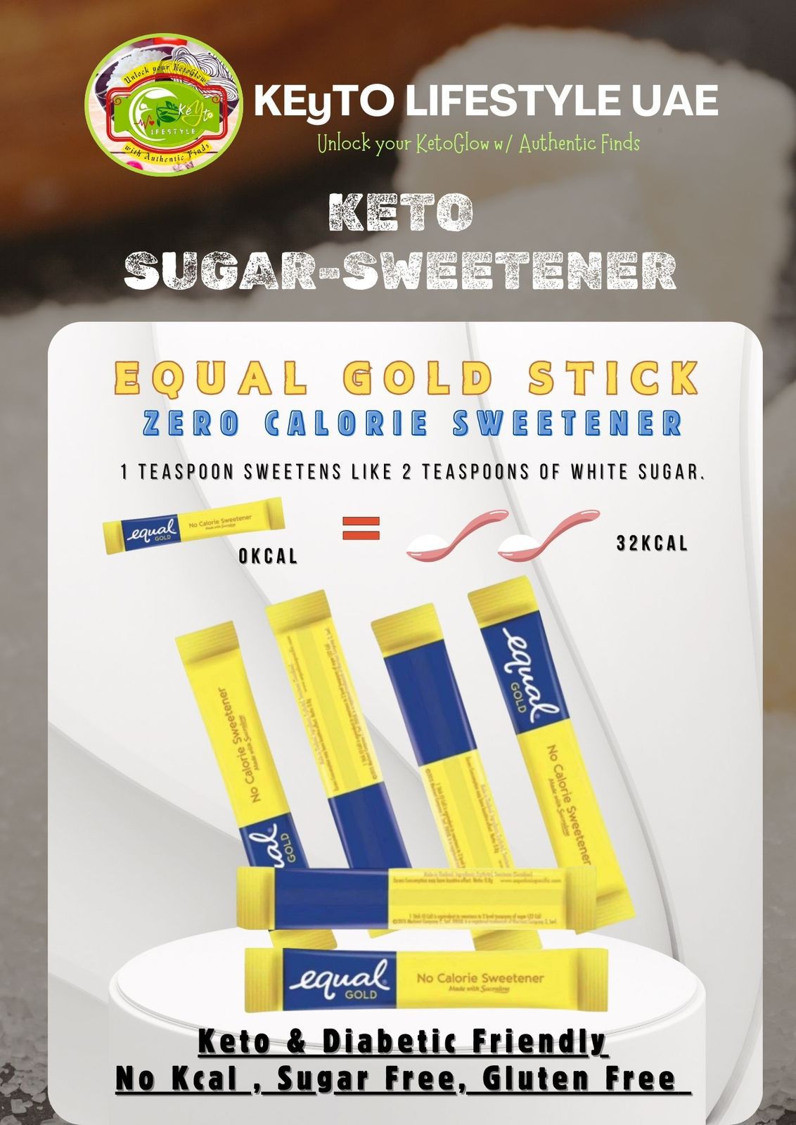 Keto Gold Sugar ~ Sweetener